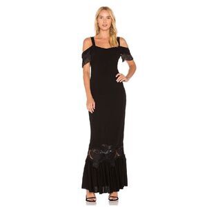 Stone Cold Fox Hampton Gown in Black Size S